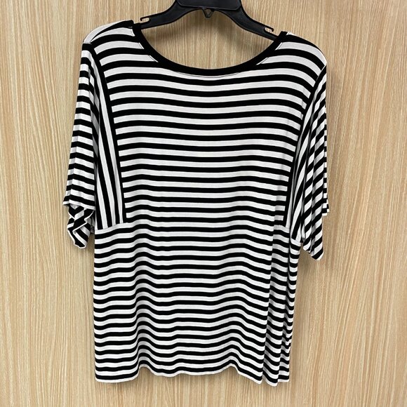Chico's white stripe top size XL - Picture 5 of 5
